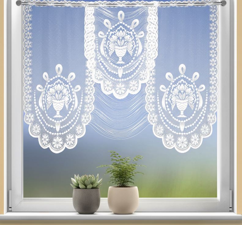 Fensterbild "Cliff" weiß von Albani