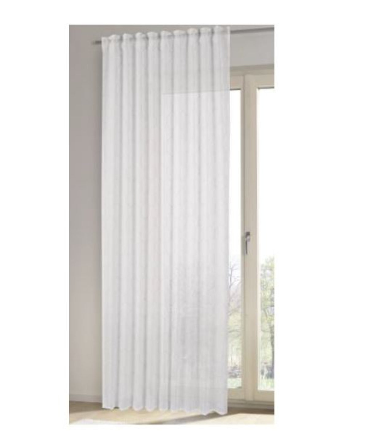 Fertigschal Filiano beige von Albani - Dekoschal mit verdeckten Schlaufen