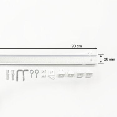 Ersatzteile für Vorhänge & Jalousien Weiß26cmx90cm