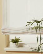 Faltrollo Uni-Voile creme 140x100 cm