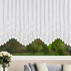 Fertigstore "Florentina" weiß - Jacquard Gardine von Albani
