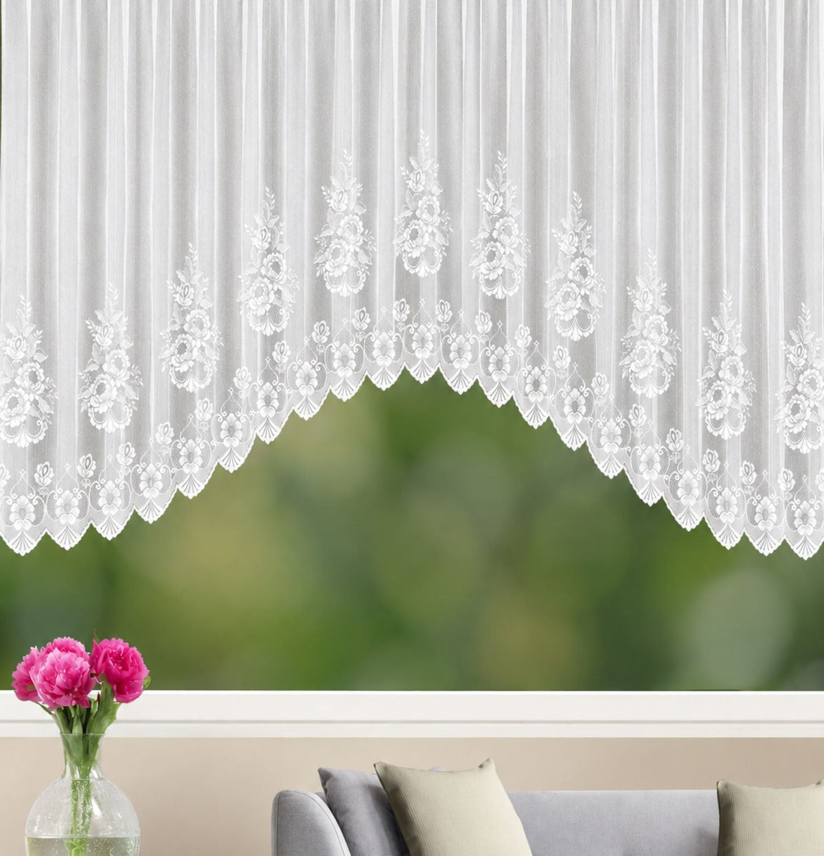 Fertigstore C-Bogen Florentina von Albani - Gardine mit Kräuselband