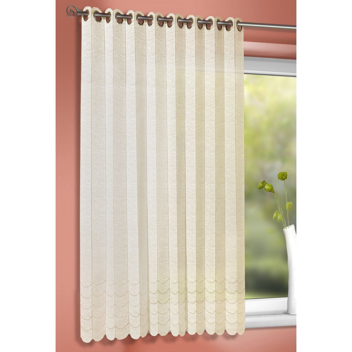 Lamellen-Ösenstore "Ralf" beige von Albani