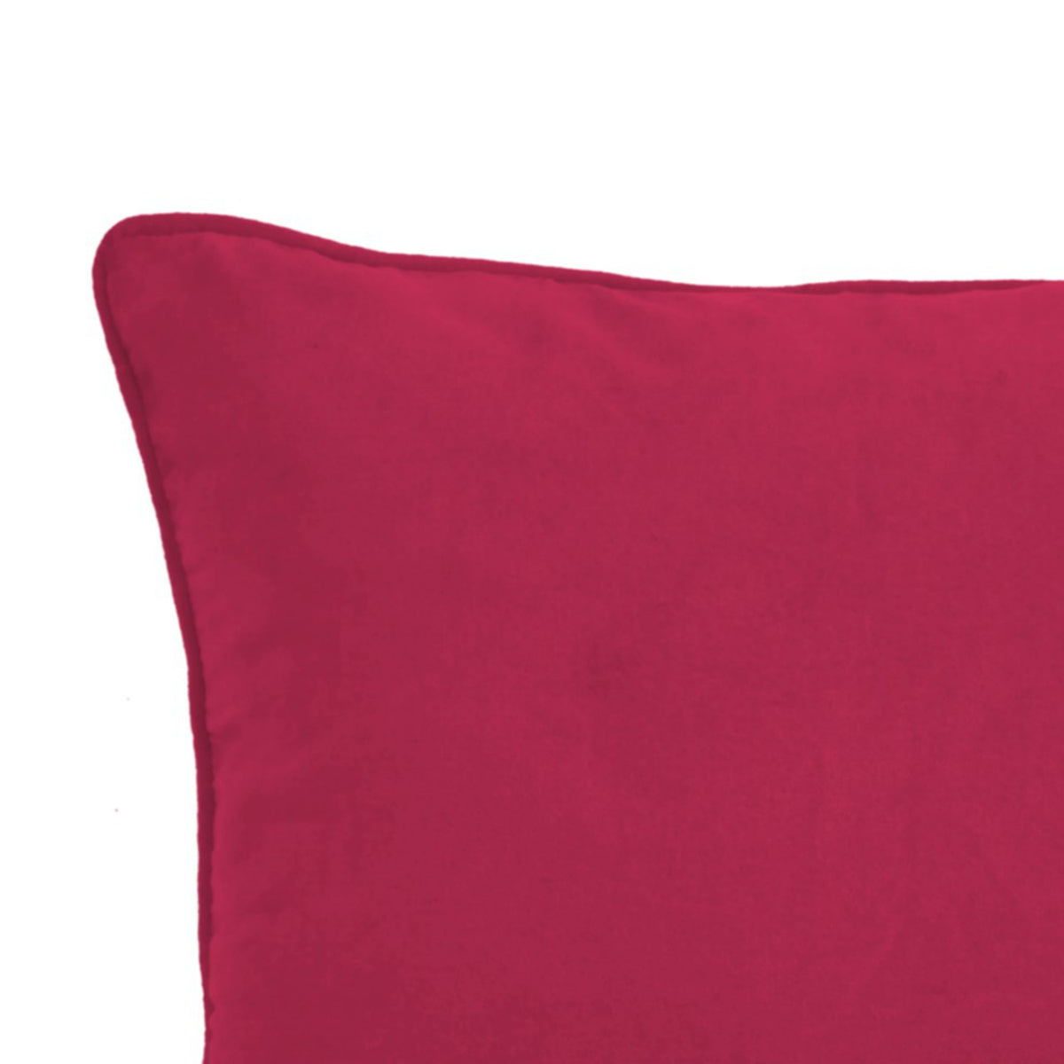 Kissenhülle Malaga rot von Albani - elegante Dekokissenhülle - Detailansicht