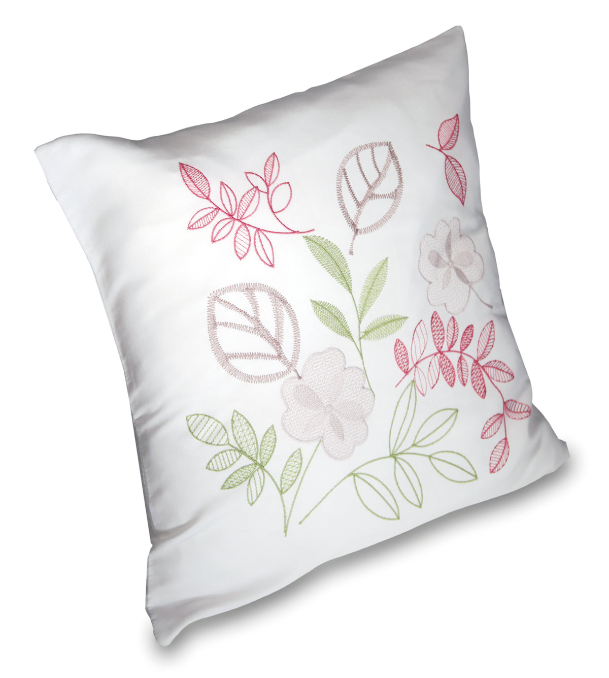 Günstige Kissenhülle Taipeh von Albani mit buntem Blumenmuster rosa