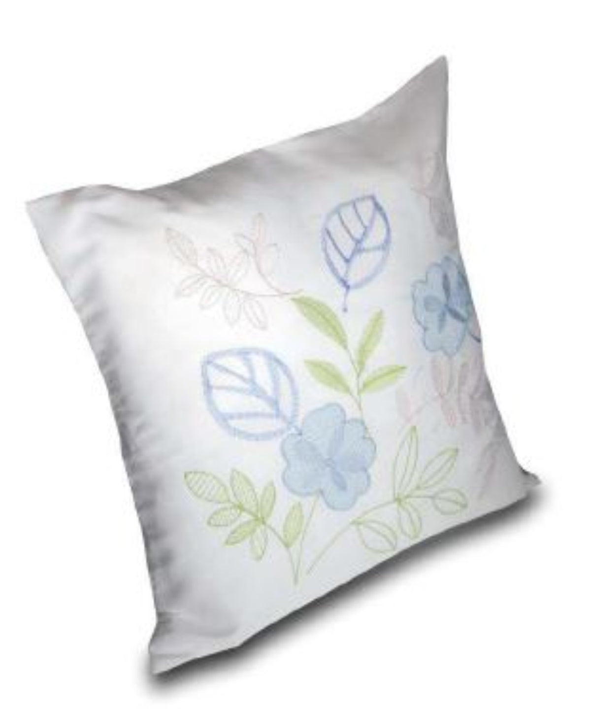 Günstige Kissenhülle Taipeh von Albani mit buntem Blumenmuster blau