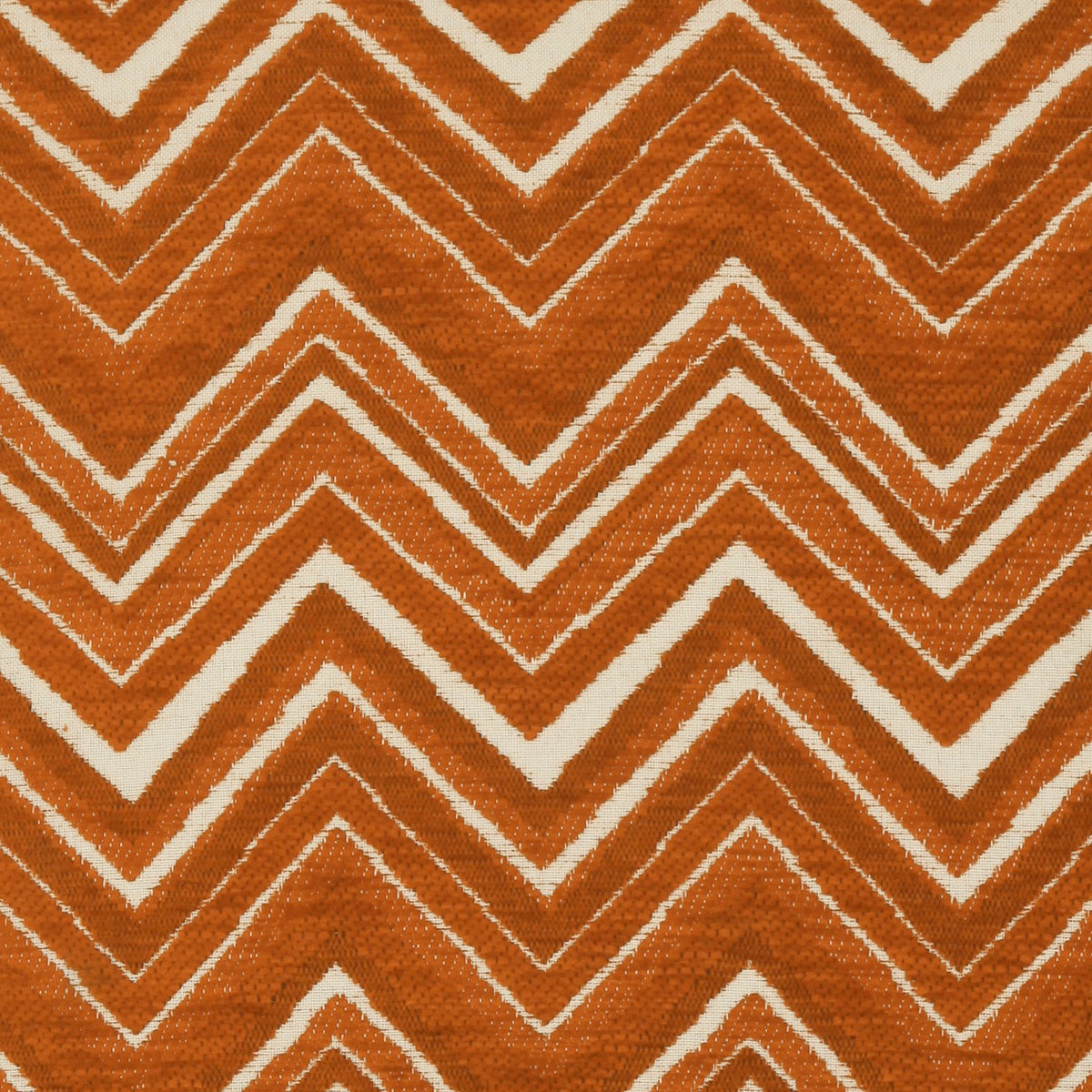 Kissenhülle Tokio orange von Albani - mit Zickzack-Muster - Detail