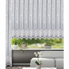 Fensterstore Karin weiß  von Albani -Fertigstore mit Gardinenband