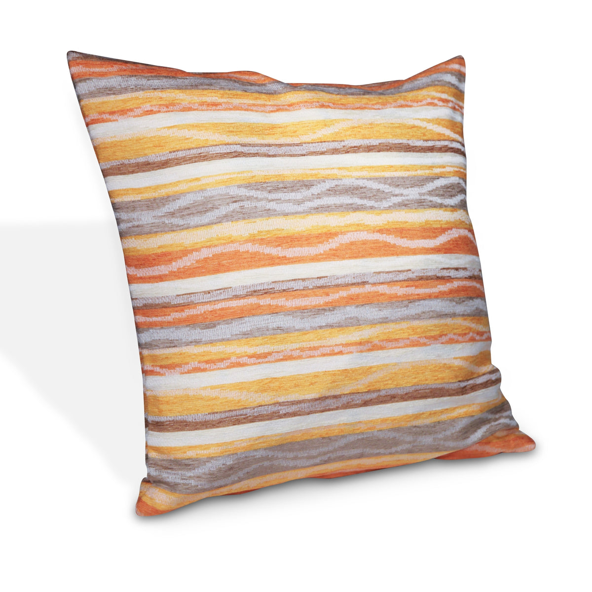 Kissenhülle Ambato Chenille orange von Albani - Dekokissen mit Reißverschluss