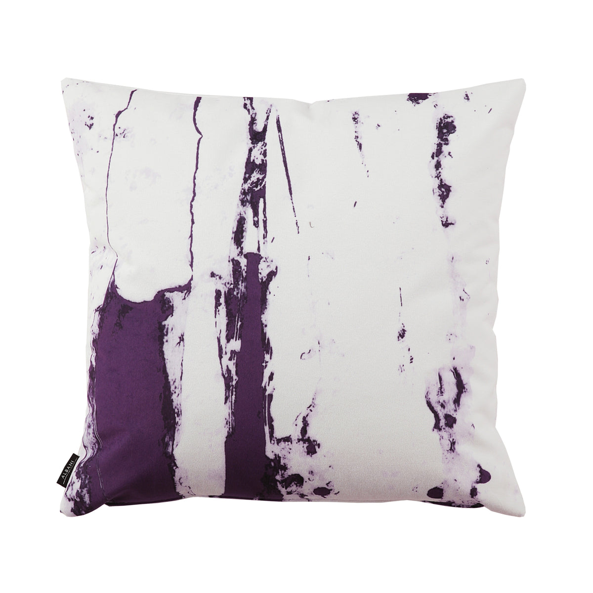 Kissenhülle Loki weißviolett von Albani - elegant für moderne Wohnräume