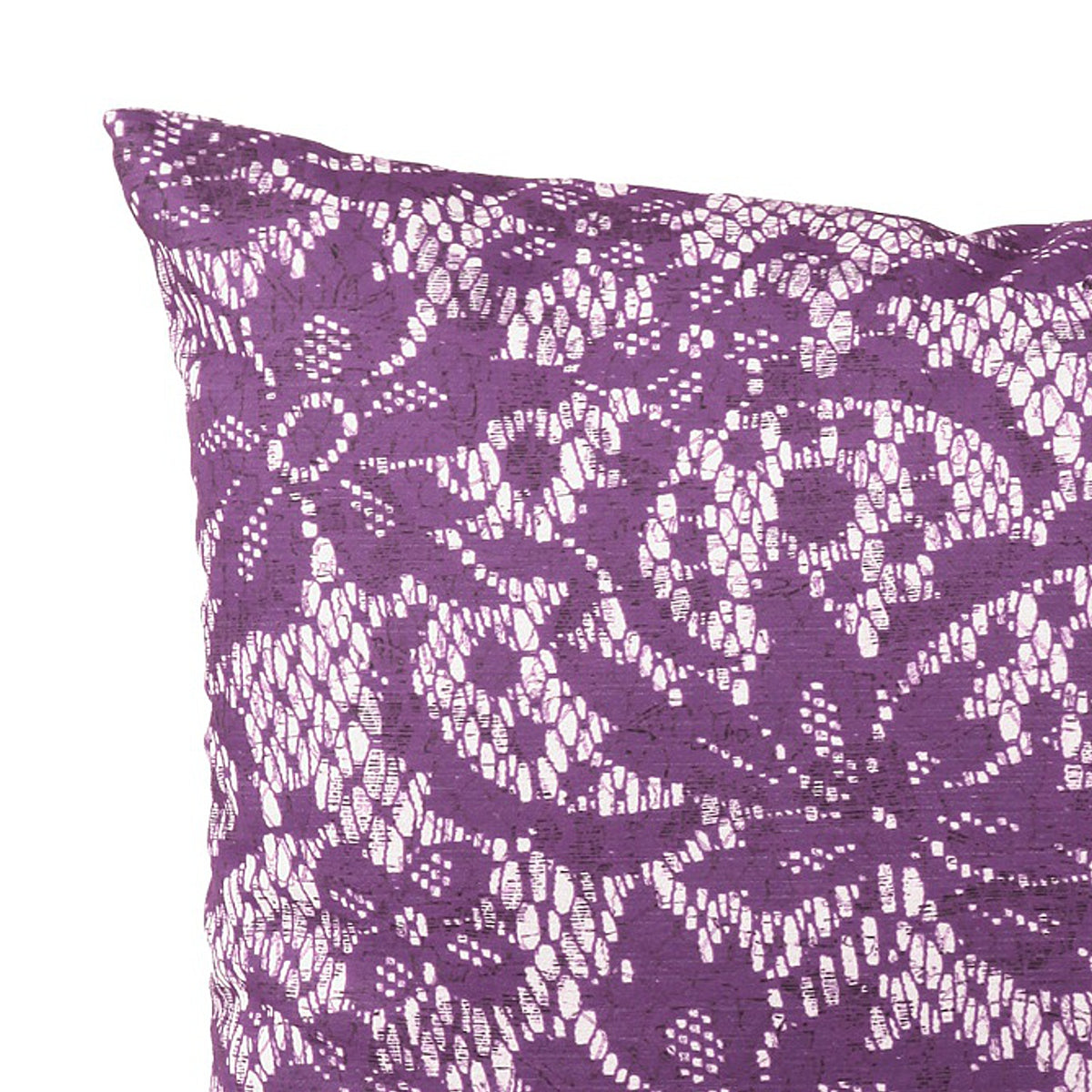 Kissenhülle Venus violett von Albani - moderne Zierkissenhülle - Detailansicht