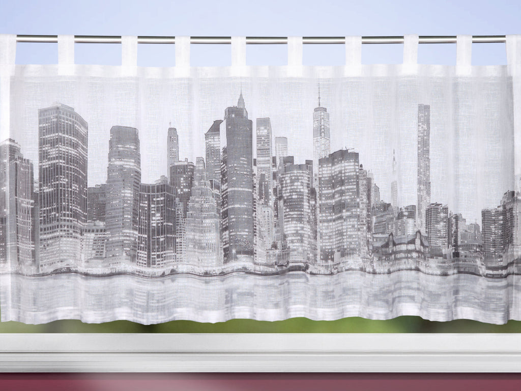 Schlaufengardine Sally von Albani - Scheibengardine für Küchenfester