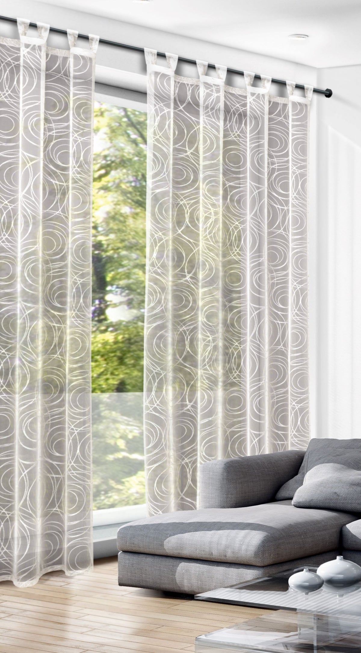 Schlaufenschal creme 245x140 cm von Albani