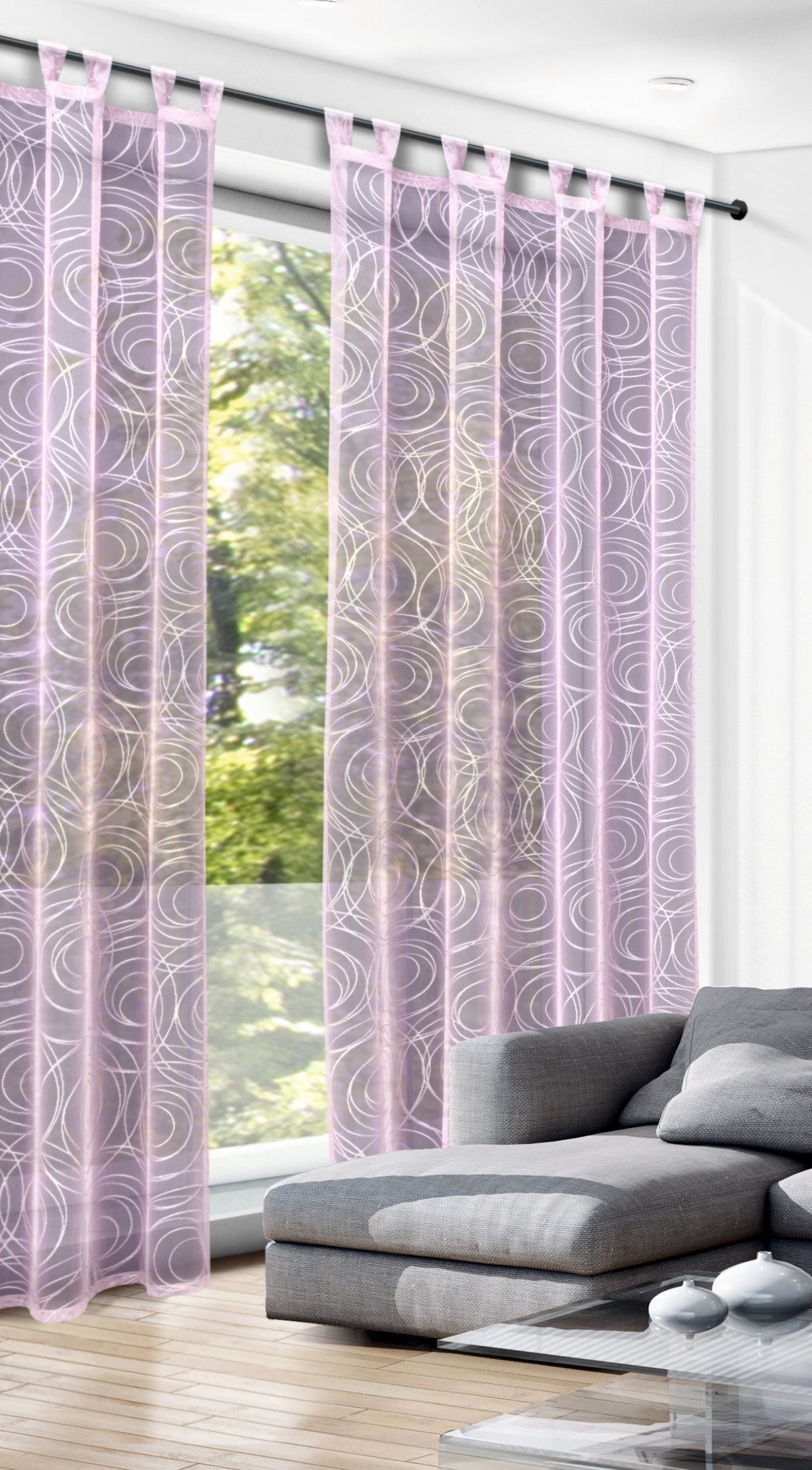 Schlaufenschal rosa 245x140 cm von Albani