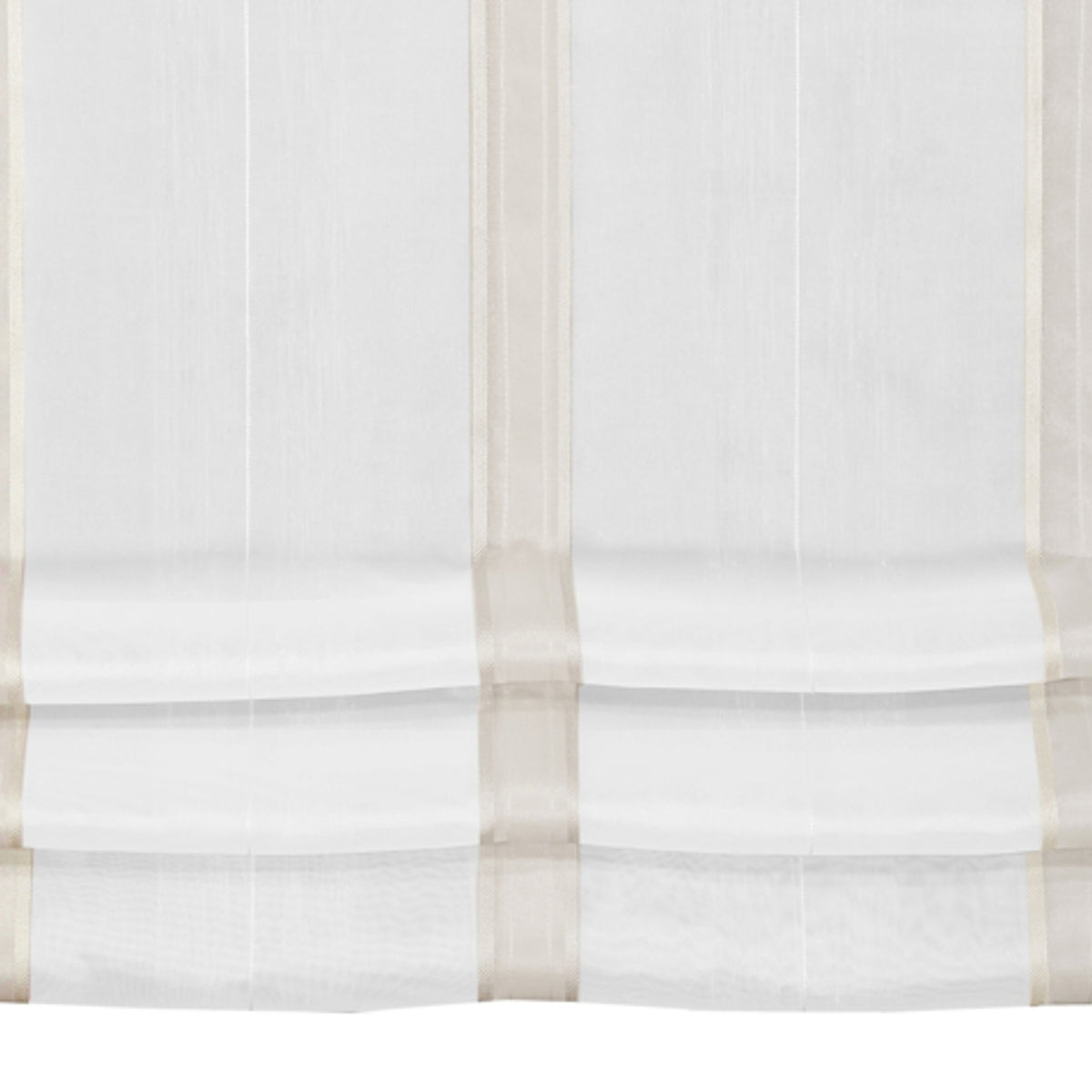 Raffrollo Fabian beige von Albani - Nahaufnahme