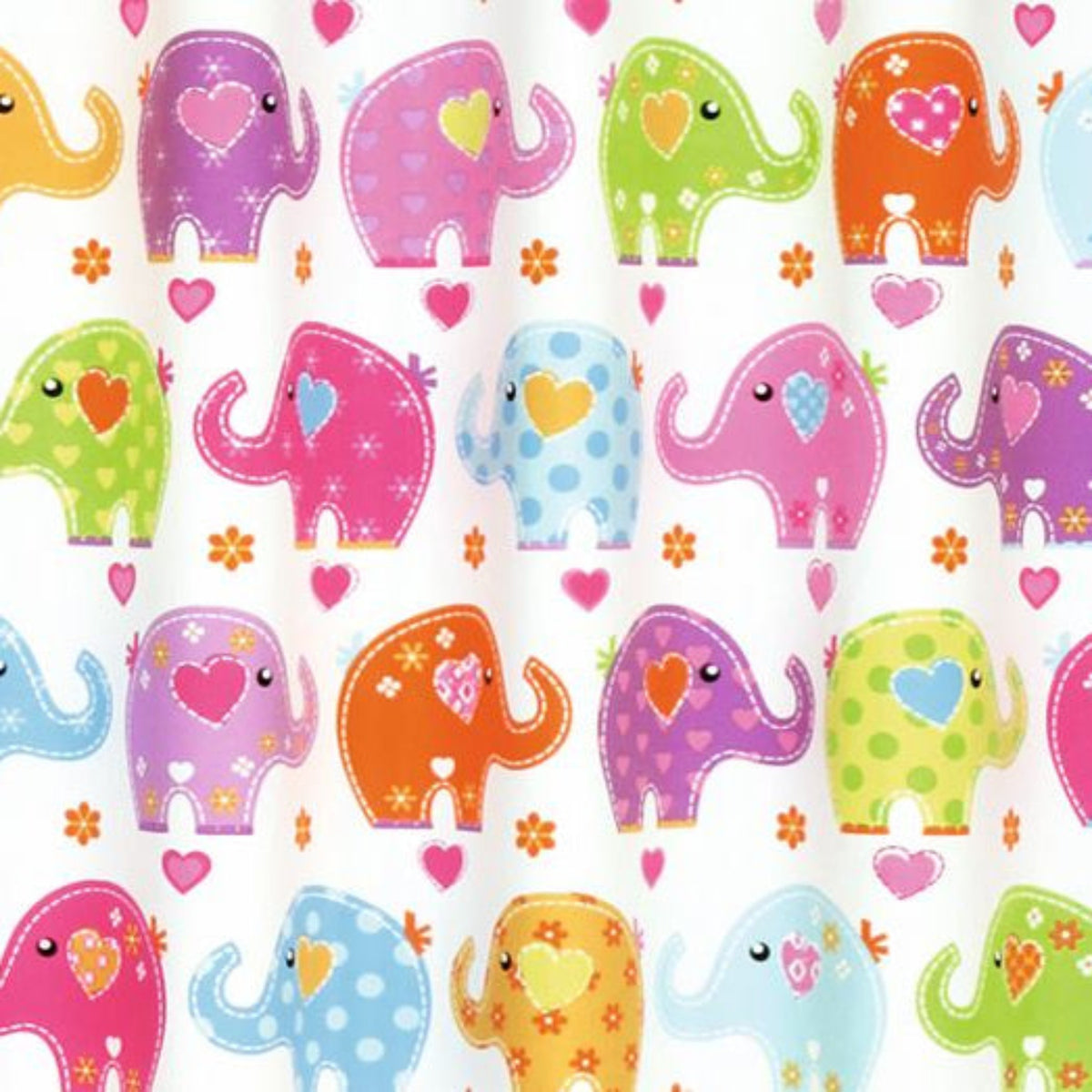 Nahaufnahme Fertigschal Elefant von Albani - Dekoschal für Kinderzimmer 