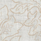 Nahaufnahme Fertigschal Idara beige von Albani - Vorhang mit verdeckten Schlaufen