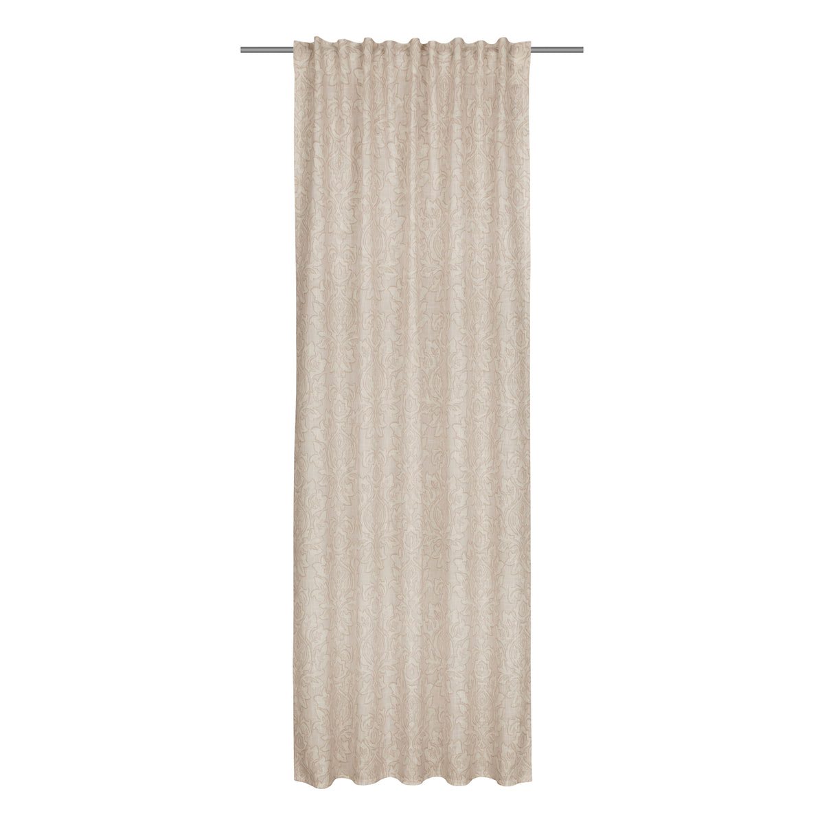 Fertigschal Idara beige von Albani - Vorhang mit verdeckten Schlaufen