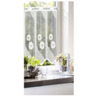Lamellen-Panneau Margarite Scheibengardine mit Margariten-Blumenmuster - Fensterdeko von Albani für Küche und Bad"
