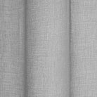 Nahaufnahme Schlaufenschal silber von Albani - Vorhang mit Schlaufen und Gardinenband