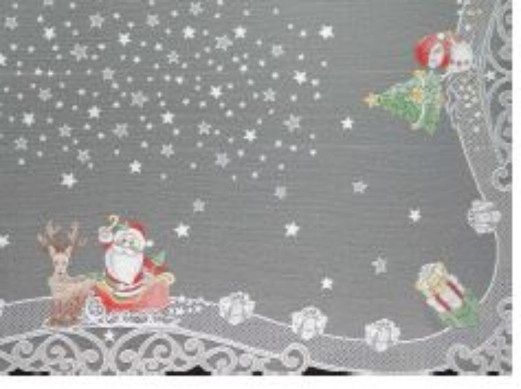 Tischdecke Jacquard Santa Claus 80x80 cm