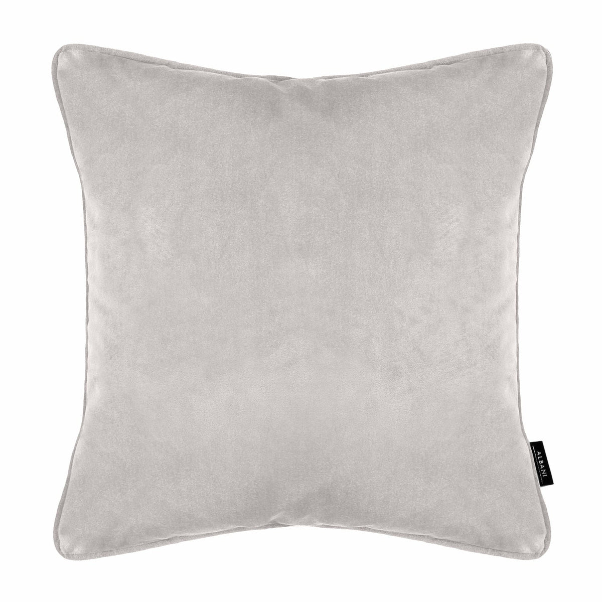 Kissenhülle Zenato silber 48x48 cm - von Albani mit Keder - Dekokissen