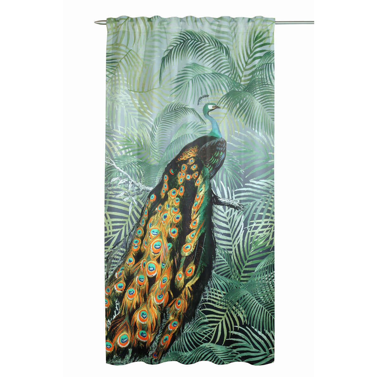 Fertigschal Pfau von Albani - DIM OUT Vorhang mit verdeckten Schlaufen