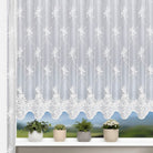 Fensterstore Sina/Eni weiß von Albani - Fertigstore mit Gardinenband