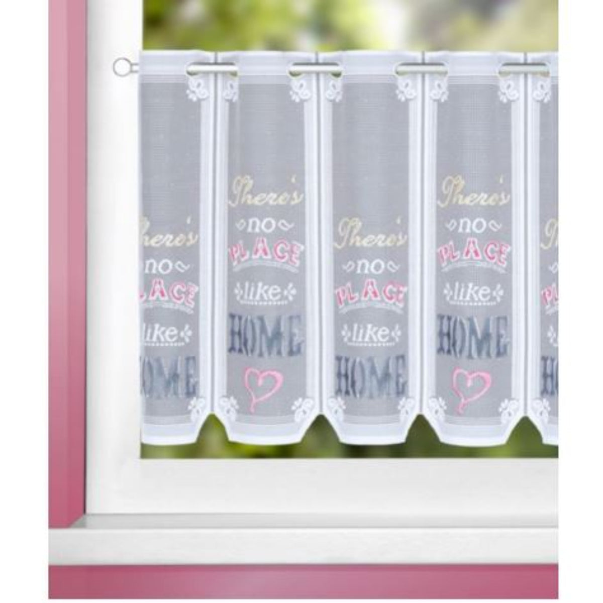 Lamellenpanneau Home von Albani - bunte Scheibengardine für kleine Fenster
