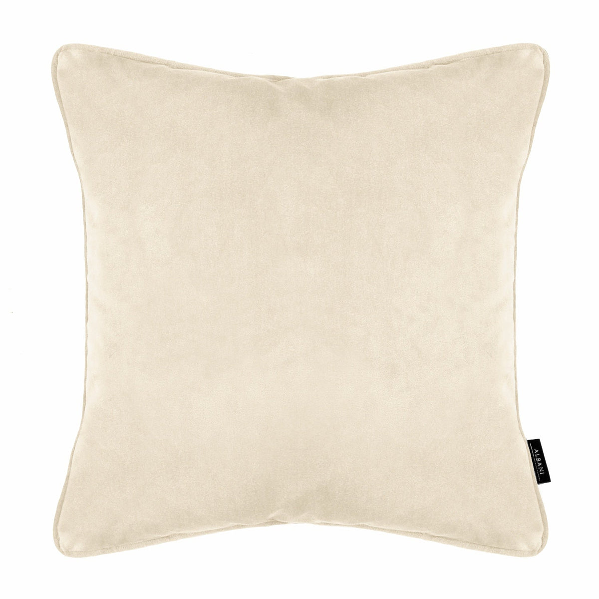 Kissenhülle Anna beige 48x48 cm - von Albani mit Keder - Dekokissen