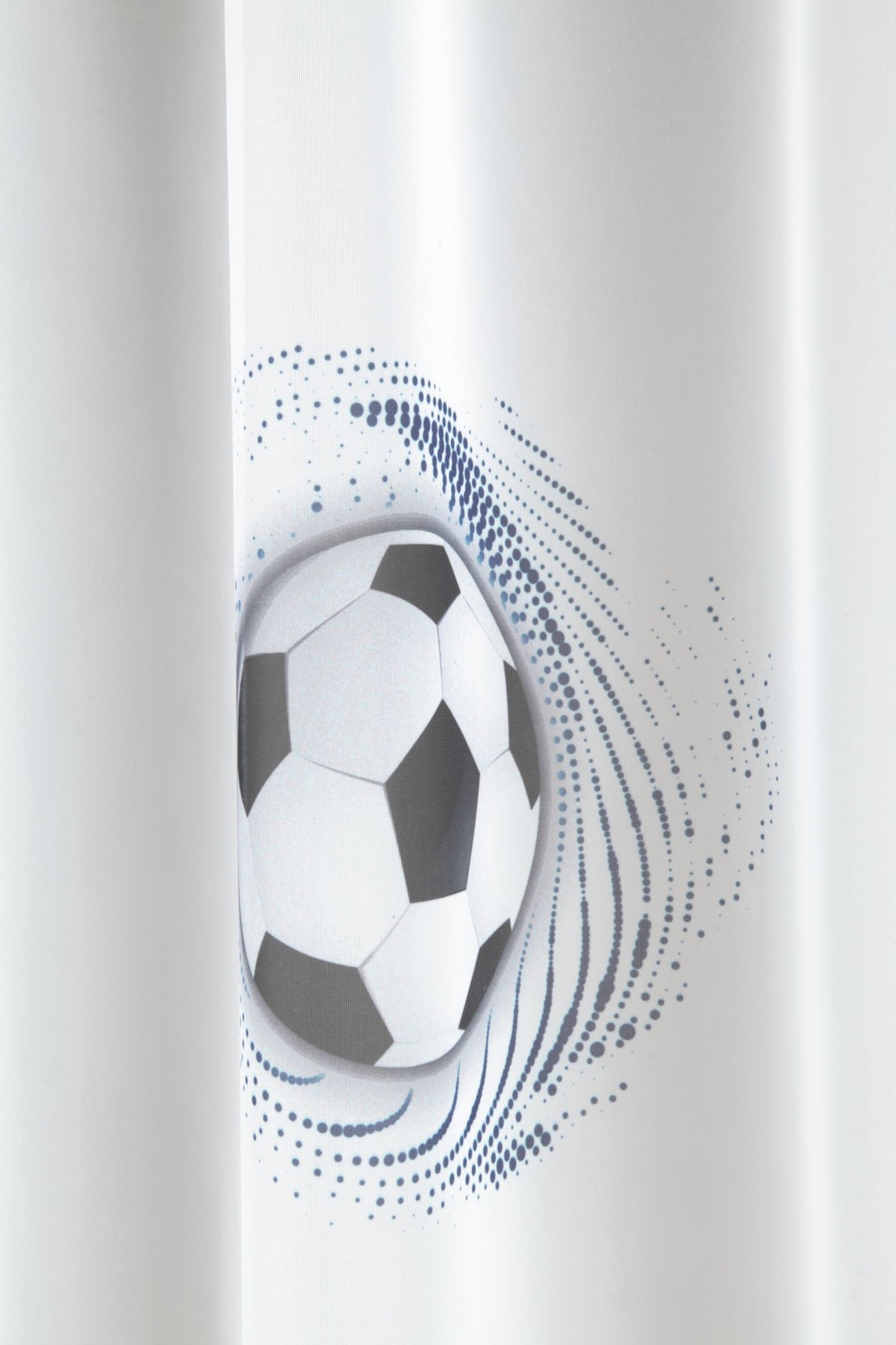 Detailansicht Fertigschal "Ball" von Albani - Vorhang mit verdeckten Schlaufen und Gardinenband