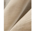 Nahaufnahme Fertigschal Warris beige von Albani - Vorhang mit verdeckten Schlaufen