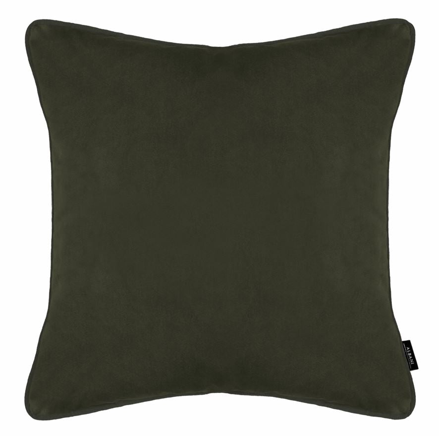 Kissenhülle Glory grün 48x48 cm - von Albani mit Keder - Dekokissen