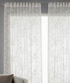 Fertigschal beige von Albani - Vorhang mit verdeckten Schlaufen und Gardinenband