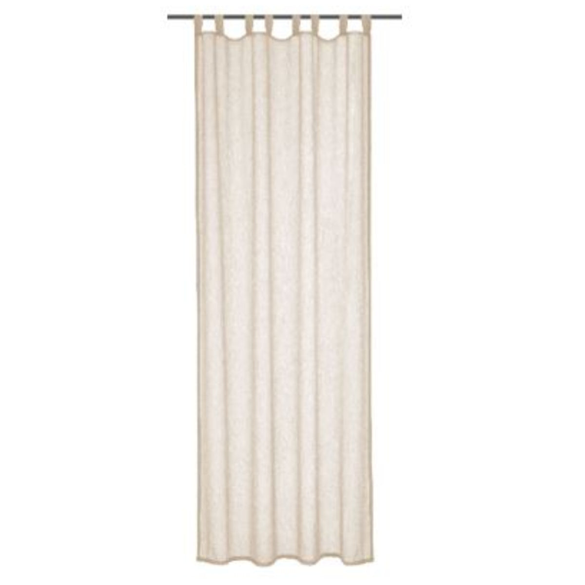 Schlaufenschal beige von Albani - Vorhang mit Schlaufen und Gardinenband