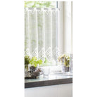Weiße Scheibengardine Angelao/Mario von Albani für kleine Fenster