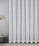 Fertigstore Sascha weiß von Albani - moderene Gardinen mit Gardinenband für einfache Montage - elegante Fensterdekoration