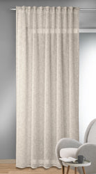 Fertigschal Maja beige von Albani - Vorhang mit verdeckten Schlaufen und Gardinenband