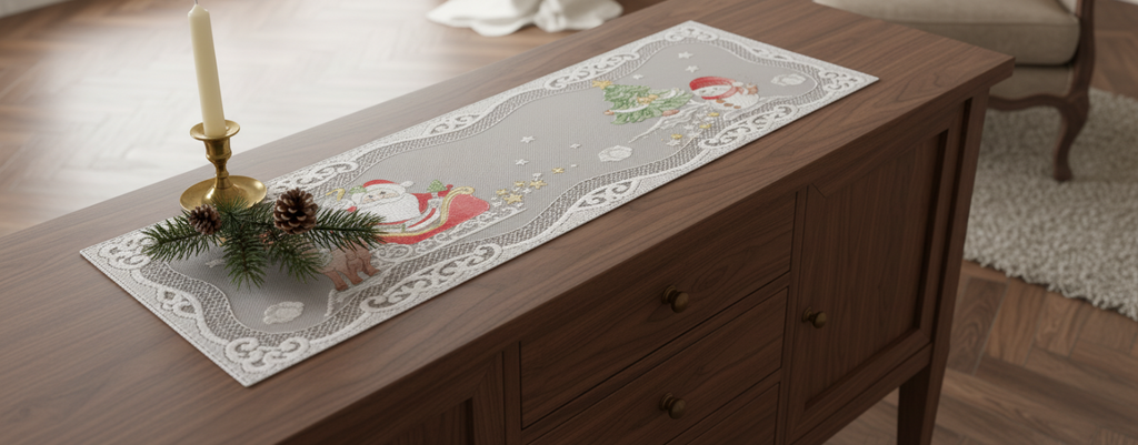 Tischläufer Santa Claus von Albani