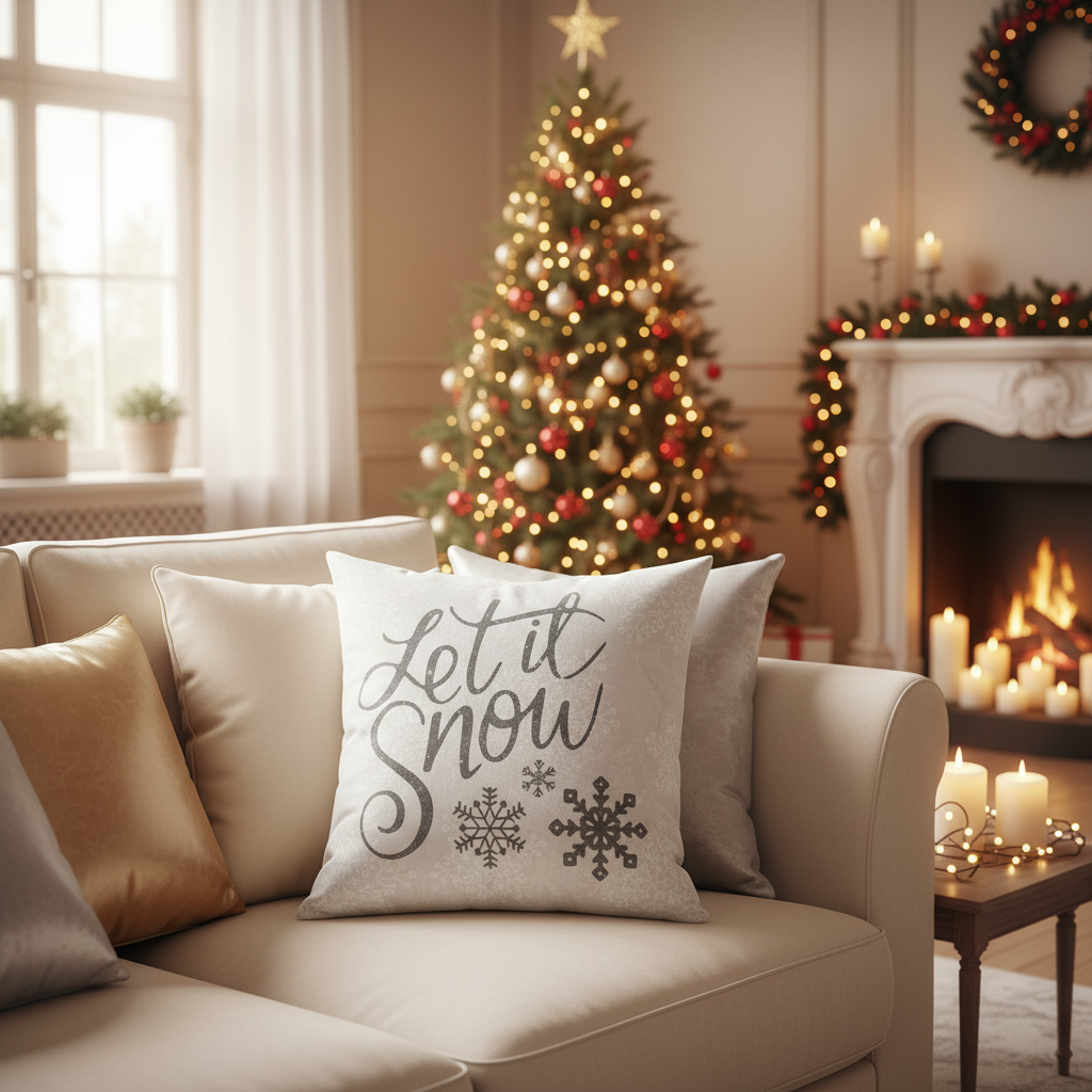 Kissenhülle Snowflake von Albani