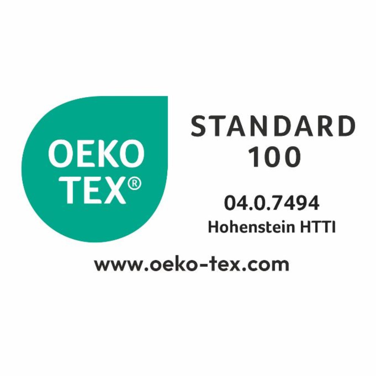 Ökotexlabel für Fertigstore Karin von Albani