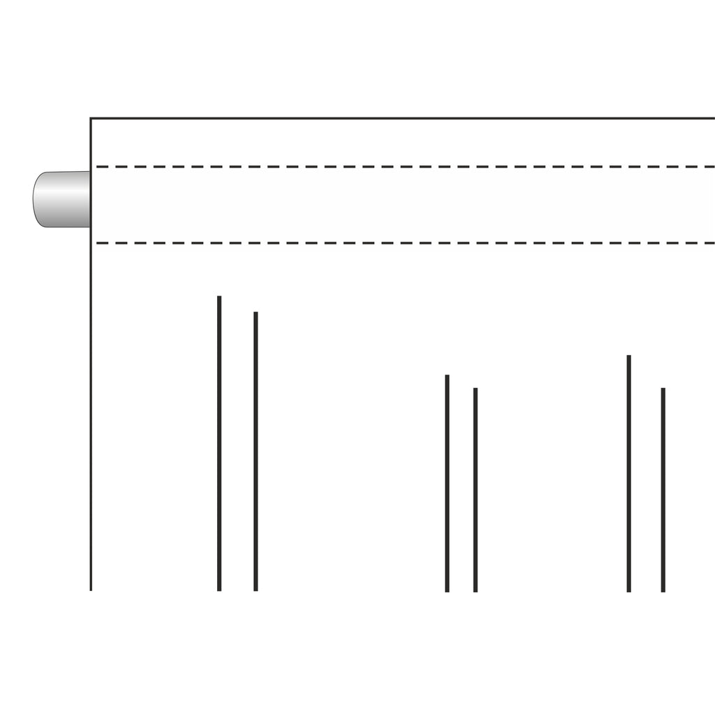Montageanleitung für Jacquard Klipsrollo Lech - Einfache Installation mit Tunneldurchzug