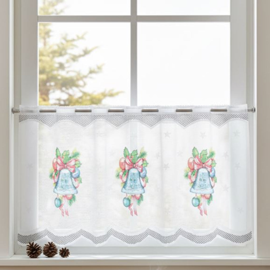 Panneau Glocken von Albani - Weihnachtsgardine Küche